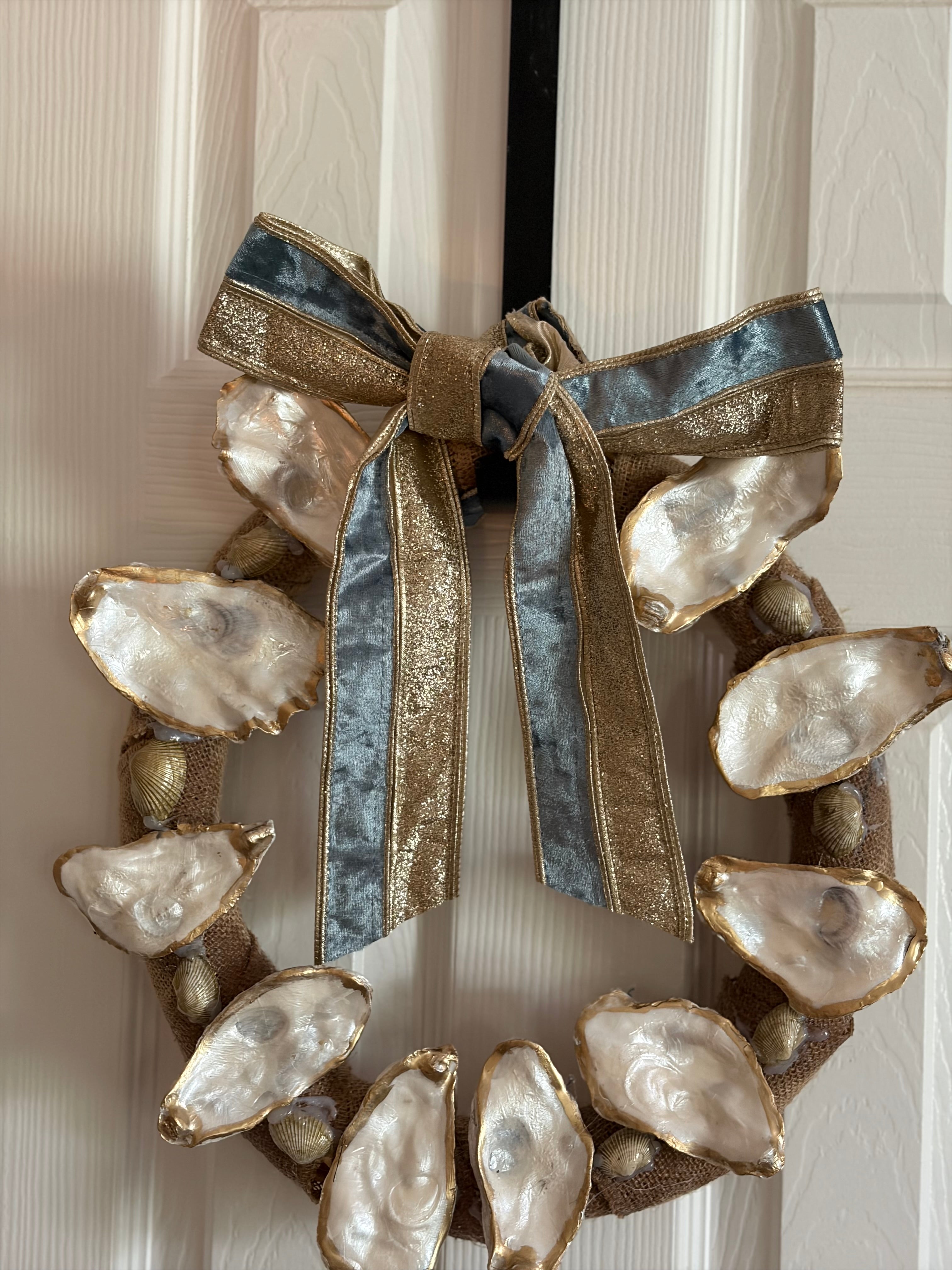Oyster  Halo Wreath