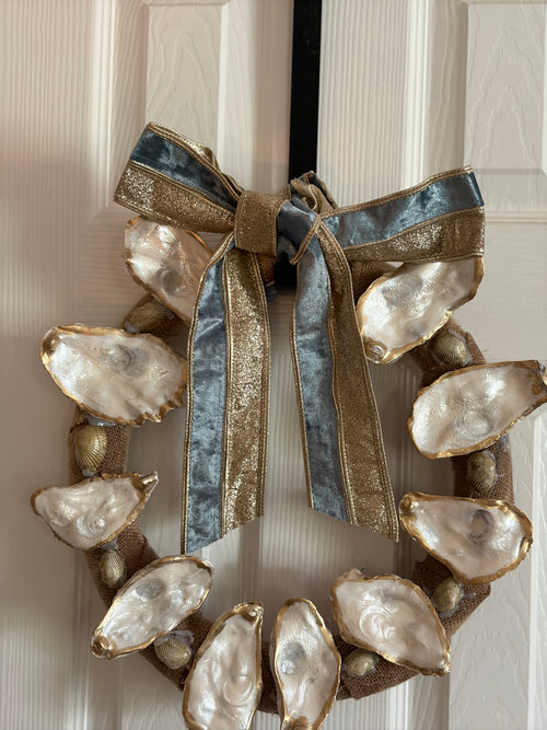 Oyster  Halo Wreath