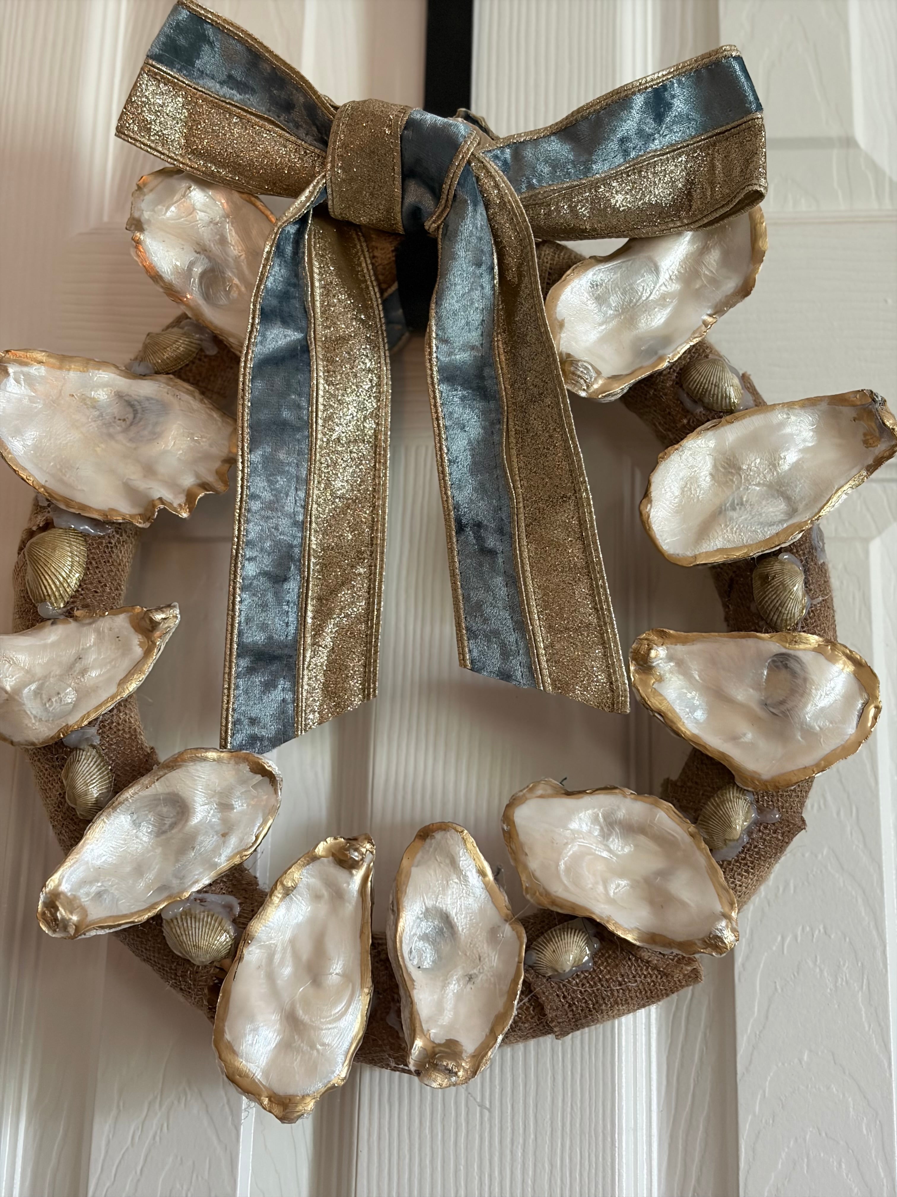 Oyster  Halo Wreath