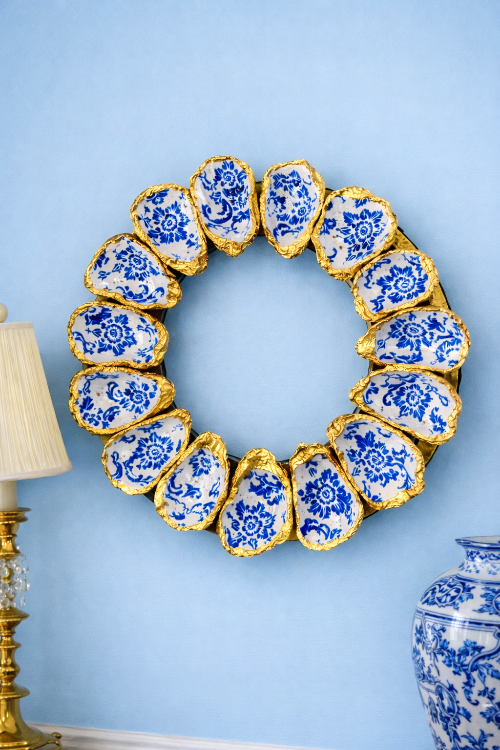 Oyster  Halo Wreath