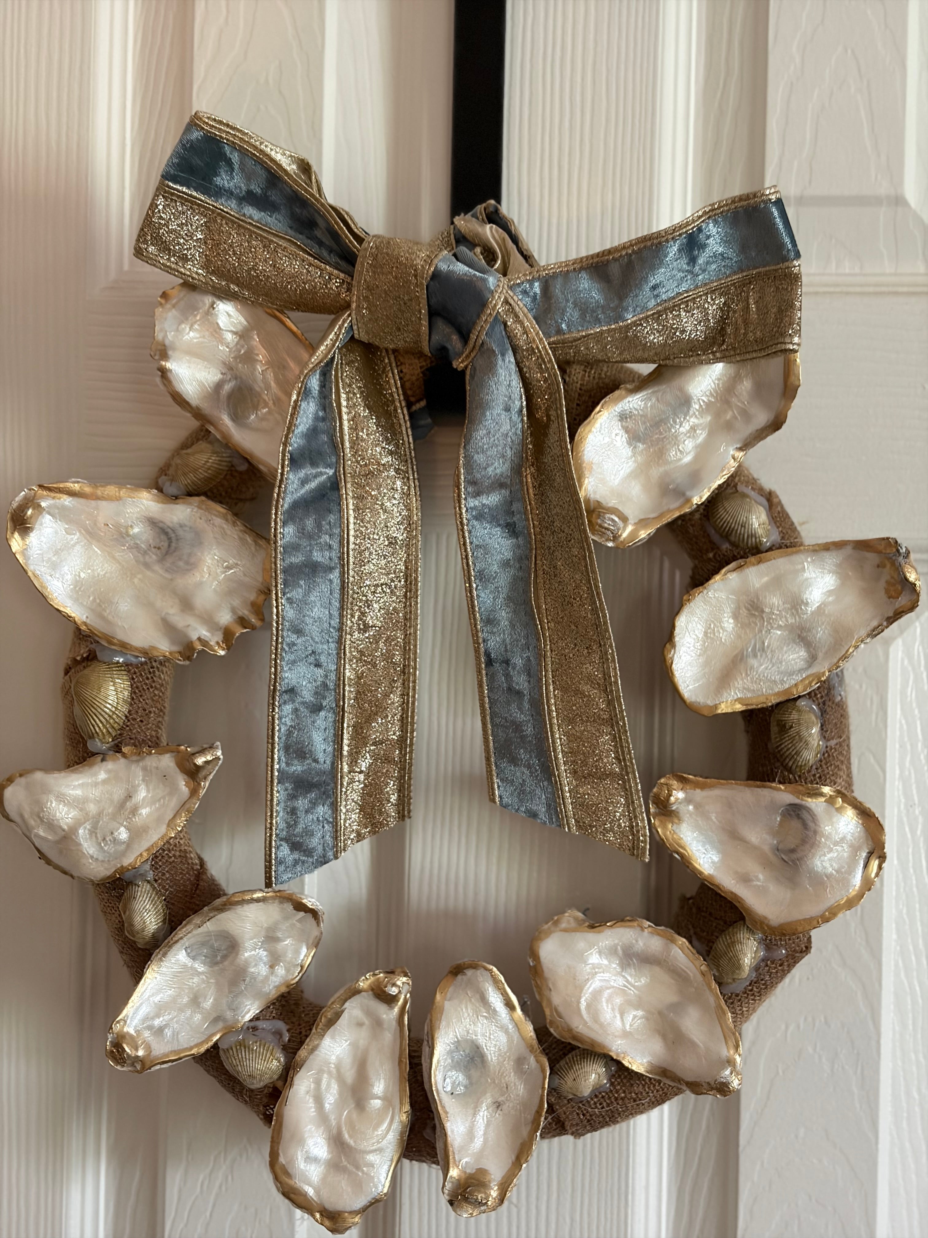 Oyster  Halo Wreath