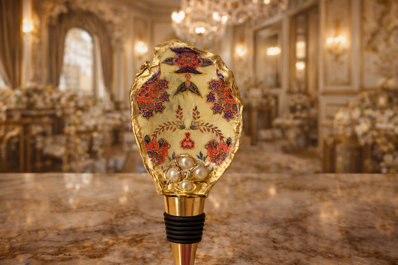 The Luxe Shell Seal Wine Stopper