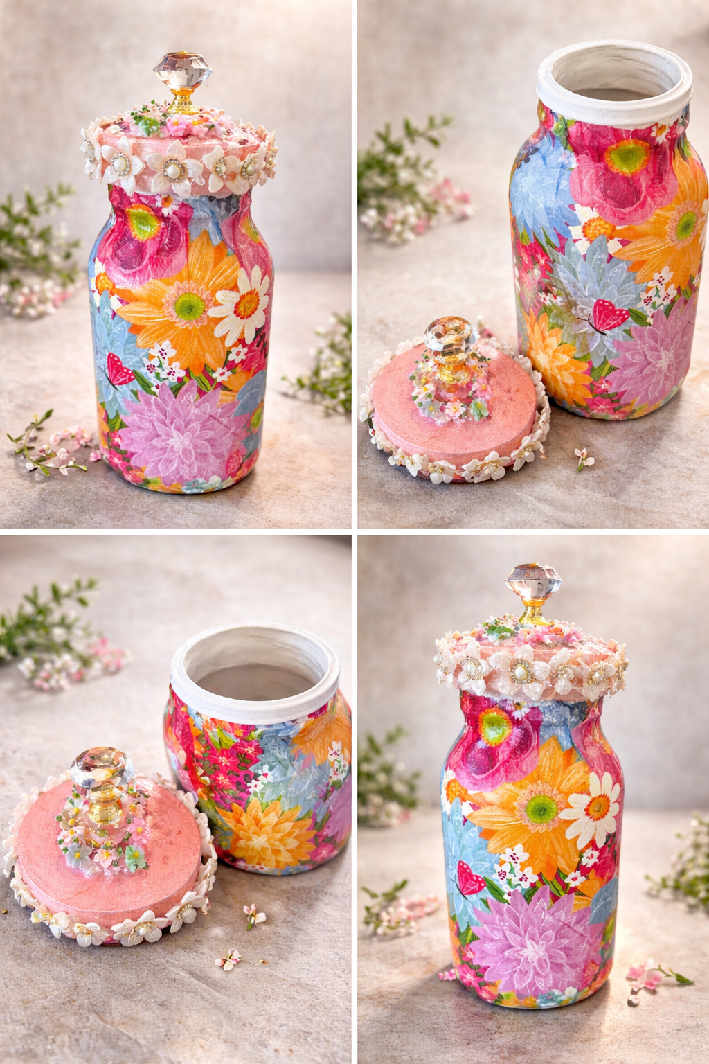 Petal & Pearl Keepsake Jar