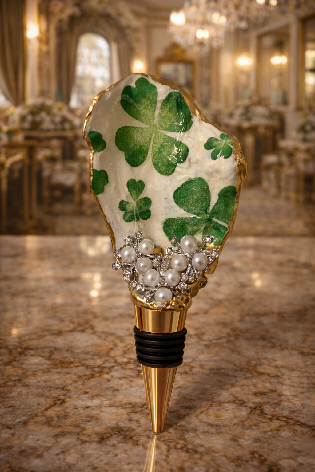 The Luxe Shell Seal Wine Stopper