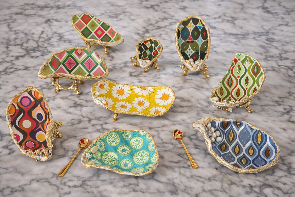 The “Shell Yeah”  Trinket Dish and Spoon