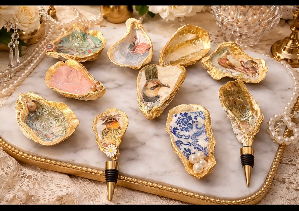 The “Shell Yeah”  Trinket Dish and Spoon