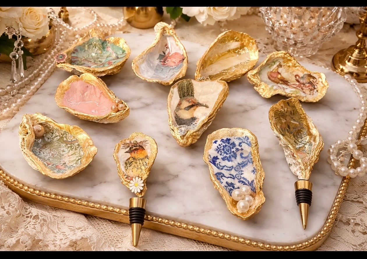 The “Shell Yeah”  Trinket Dish and Spoon