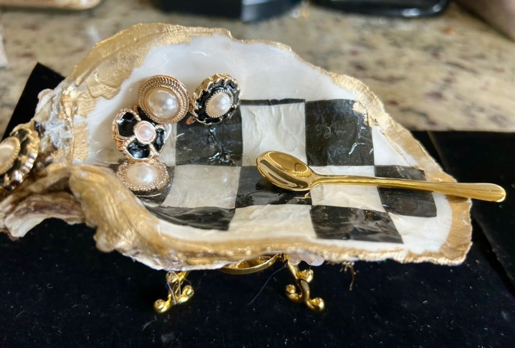 The “Shell Yeah”  Trinket Dish and Spoon