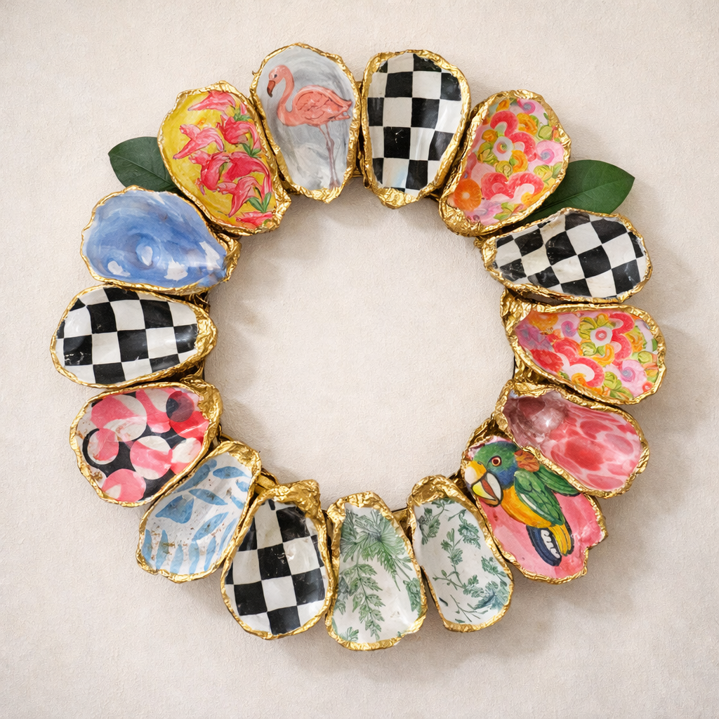 Oyster  Halo Wreath