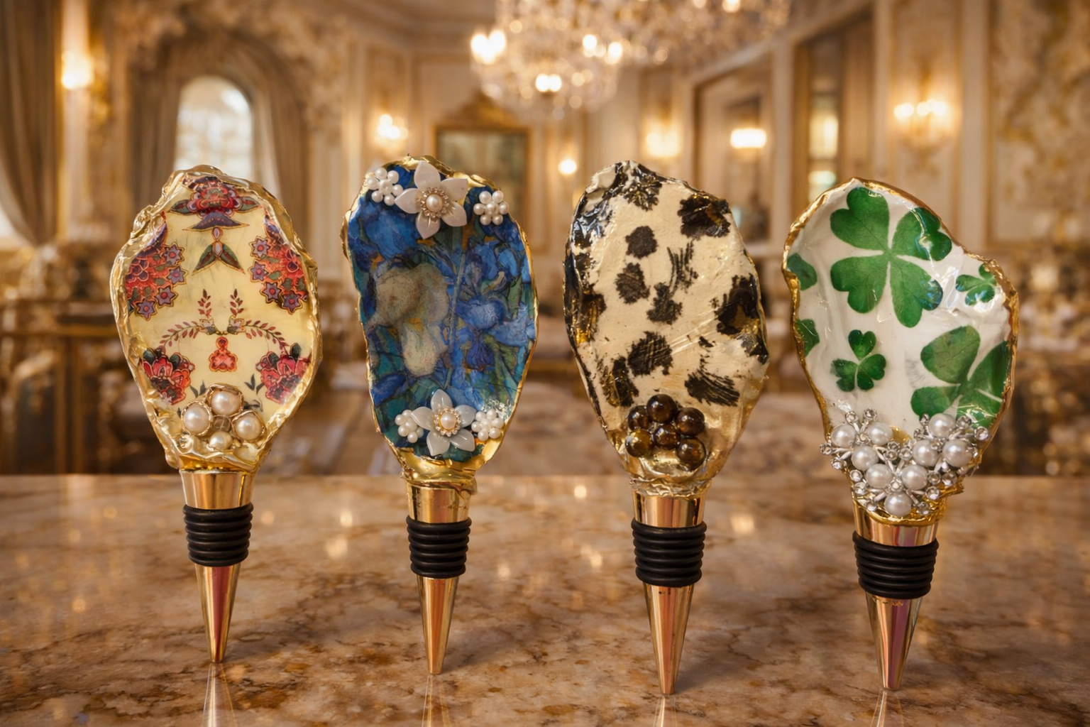 The Luxe Shell Seal Wine Stopper