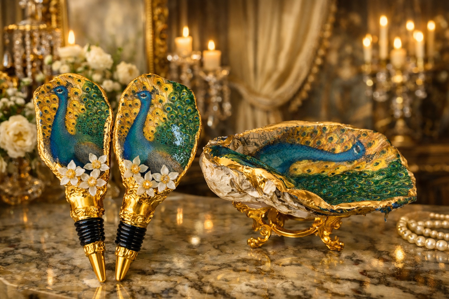 The Luxe Shell Seal Wine Stopper