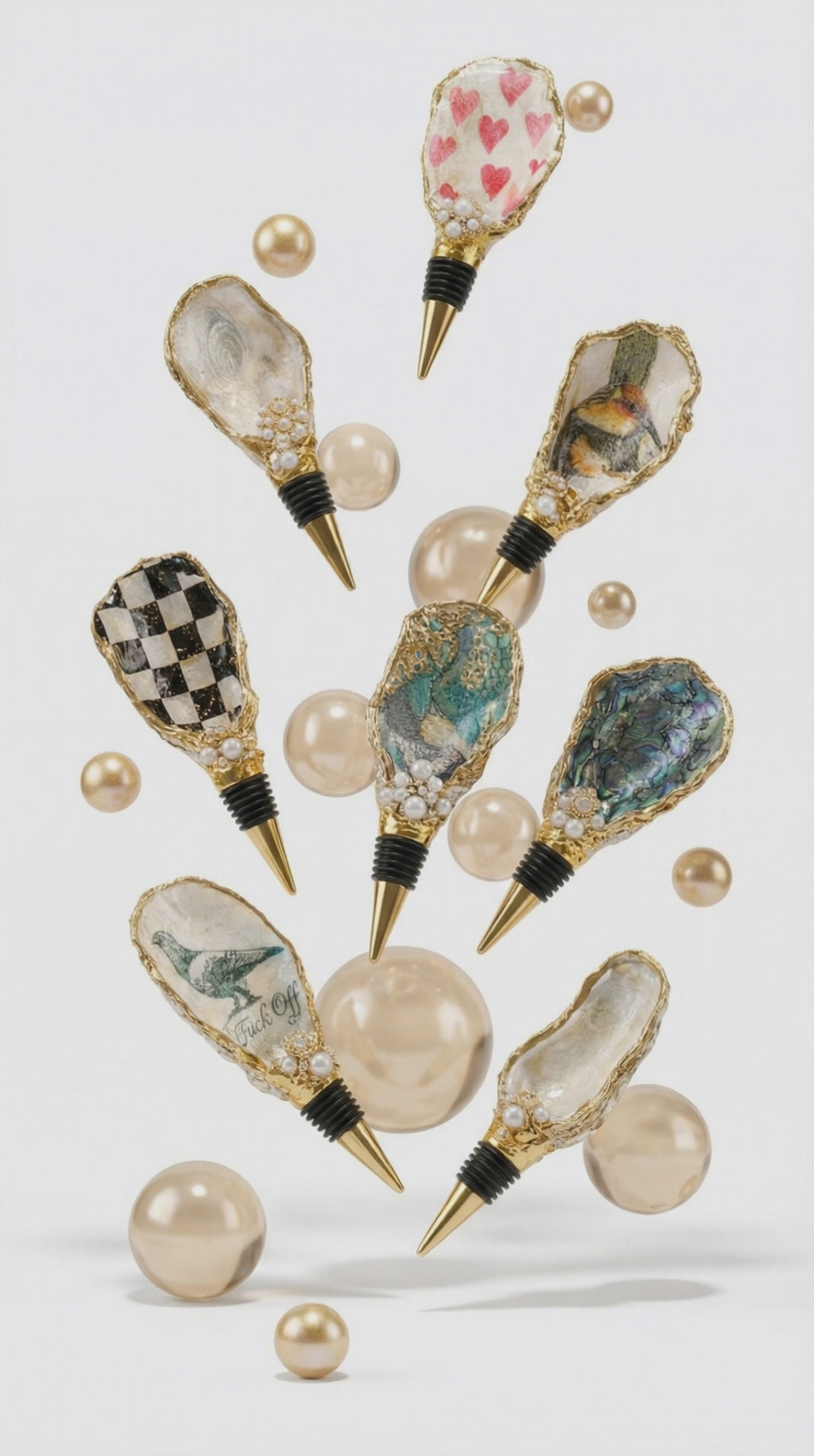 The Luxe Shell Seal Wine Stopper