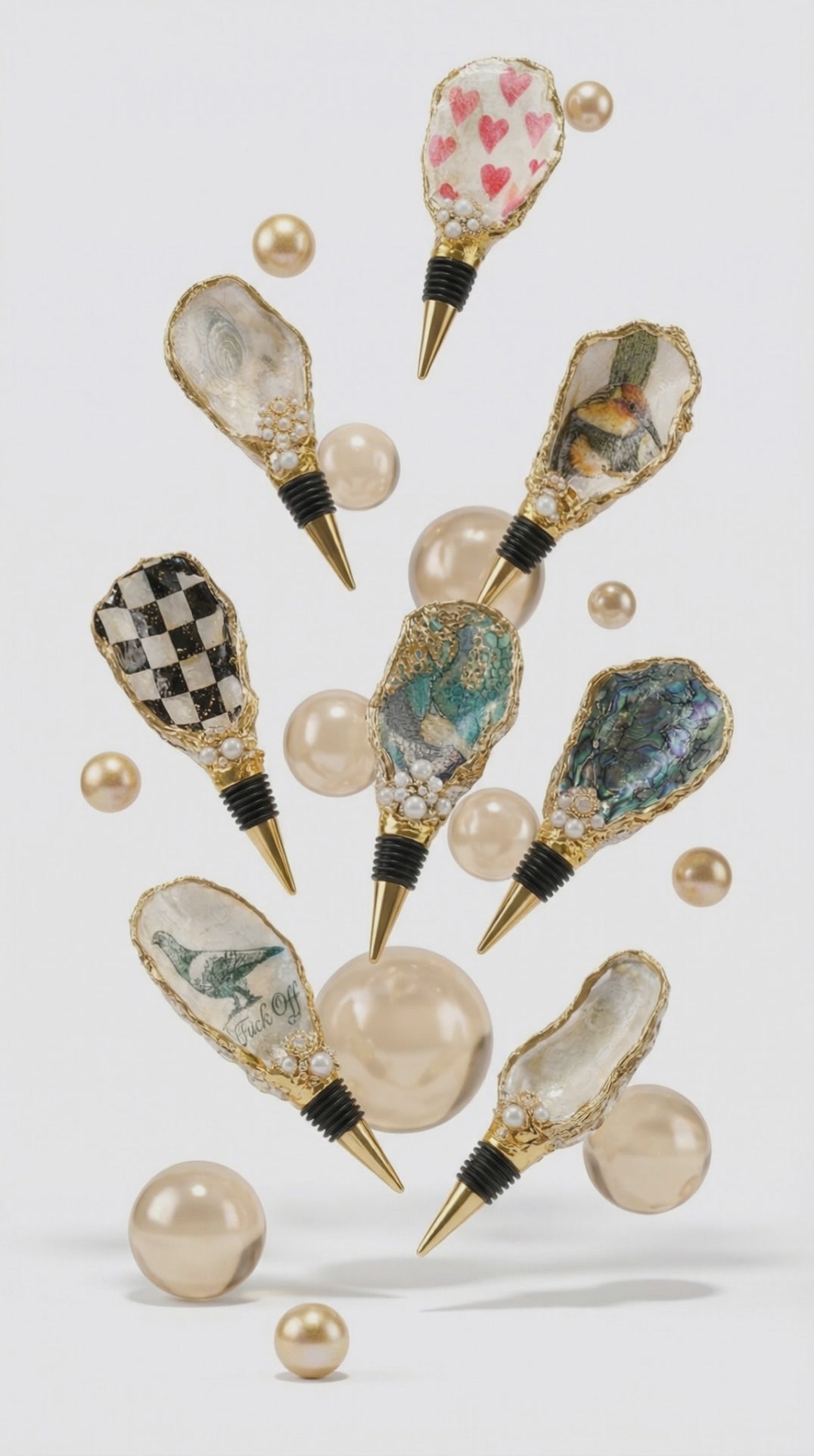 The Luxe Shell Seal Wine Stopper