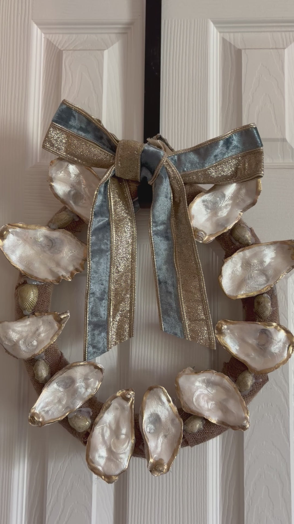 Oyster  Halo Wreath